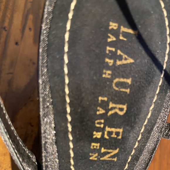 Ralph Lauren Black Suede/Leather Heels - Picture 2 of 10